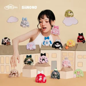 HERE Siinono Mood Hanging 3 Series Plush Blind Box Dolls Mystery Box Toys Guess Bag Anime Figure Collectible Model Dolls Gift