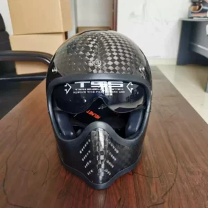 High-quality Chinese-made Motorcycle 12k/3k Forged Pattern Real Carbon Fiber Motorcycle Helmet Can Be OEM Processing