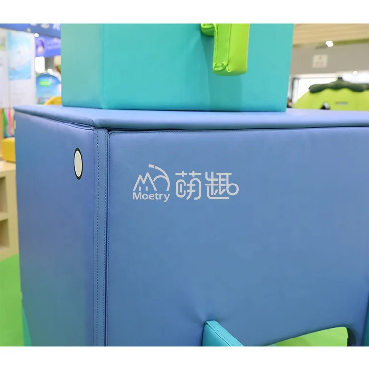 kf-S235fe6b1e50c4eb9b6cdb05a10b5d6e29 Moetry New Design Robot Soft Playground Indoor Soft Play Equipment for Kindergarten Daycare Activity Center - Image 3