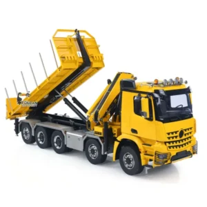 RC Level Flatbed Timber Car 10x10 Remote Control Crane Dump Truck Model