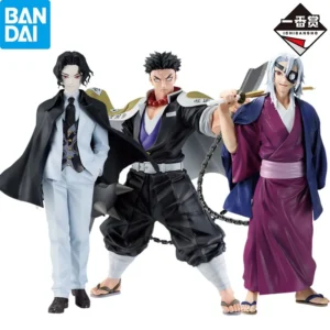 Original Bandai Ichiban Kuji Demon Slayer EXTRA Figure Gyomei Himejima Uzui Tengen Tomioka Giyuu Anime Figure Action Model Toys