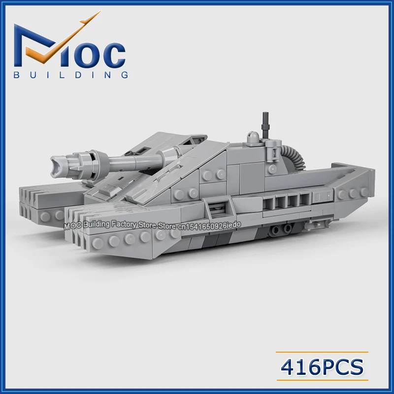 MOC Building Blocks Space Movie Series Imperial Assault Tank Model DIY Assemble Bricks Creative Toys Collection Display Gifts - Image 3