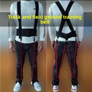 Enhanced Leg Strength Band for Lower Body PowerRunning JumpingTrack Field Resistance Bands Portable Fitness Equipment